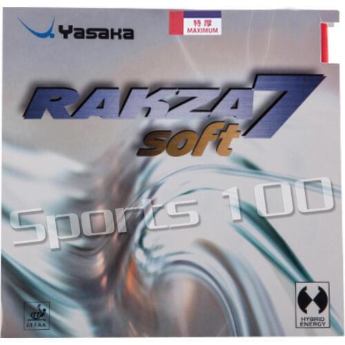 Yasaka Original RAKZA 7 SOFT RK7 Pimples In Table Tennis Rubber RAKZA7 SOFT Pips-In Ping Pong Sponge Tenis De Mesa