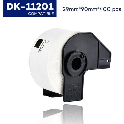 Yance 1Roll Compatible Brother DK Label DK-11201 DK 1201 DK 201 Die-Cut Standard Address Labels for QL570 QL700 thermal printer