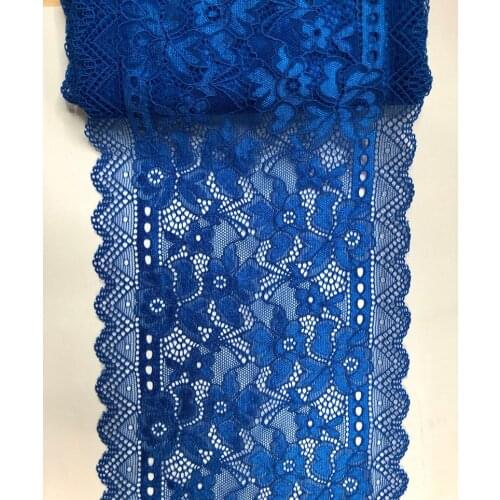 10yards/lot Nylon Stretch Lace Fabric Ribbon DIY Elastic Lace Trimming Handmade Sew Clothes Wedding Party Dress Crafts Material