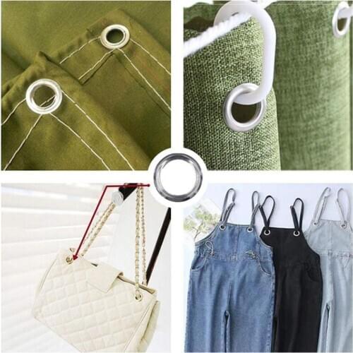 1500 pcs 400# 800# 1000# Eyelet button set Hand Press Grommet Eyelet Machine kit with 3 Dies DIY Sewing kit