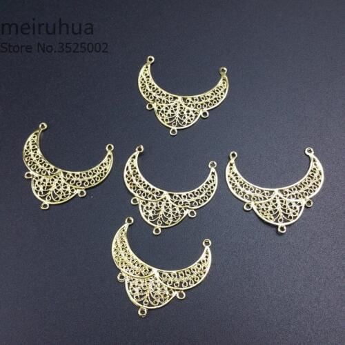 5pcs/lot28*32mm brass copper earring Necklace accessories for Jewelry DIY Components