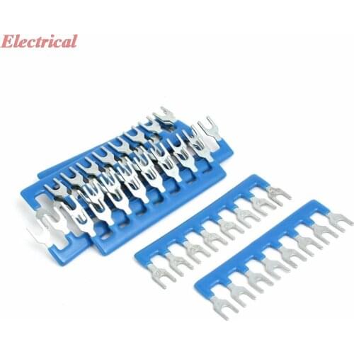 600V 15A 5mm Pitch 8 Position PCB Terminal Block Strip Barrier Blue