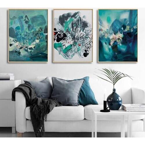 Abstract Landscape 5D Diy Diamond Painting Triptych Full Square Round Drill Mosaic Diamond Embroidery Sale Home DecorZP-3852