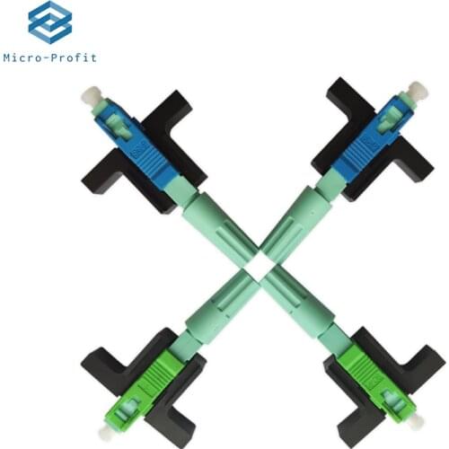 Free Shipping New SC APC UPC 58mm SM Single Mode Optical Connector FTTH Tool Cold Connector Tool SC UPC Fiber Quick Connector