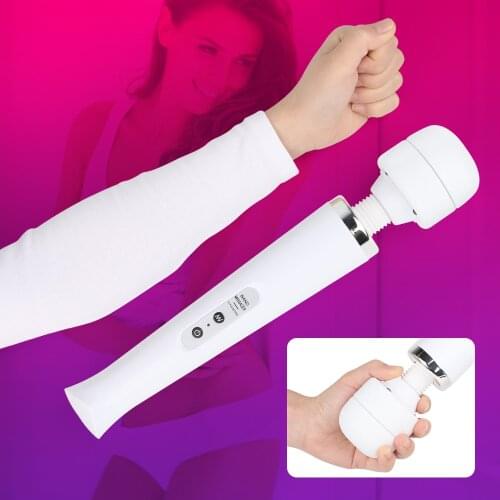 USB Charging10 Levels Style Silicone Massager Cordless Chargeable Electric Vibrating Women Magic Multi Speed Neck Full Body