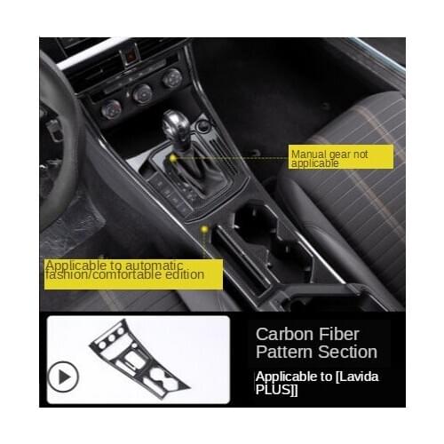 Fit for Volkswagen Lavida plus 18-19 special central control panel shift water cup frame decoration paste interior sequins