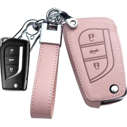 Car Key Cover Case for toyota Camry Corolla C-HR CHR RAV4 Prado Auris Avensis Land Cruiser 200 Prado Crown Revo Accessorie