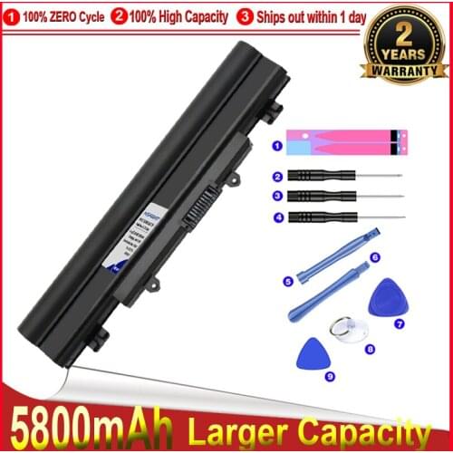 HSABAT 0 Cycle AL14A32 2509 EX2510G Battery for Acer Aspire E5-572G E14 E5-551G E15 E5-421 For EXTENSA 2510 E5-471G-39TH E5-471G