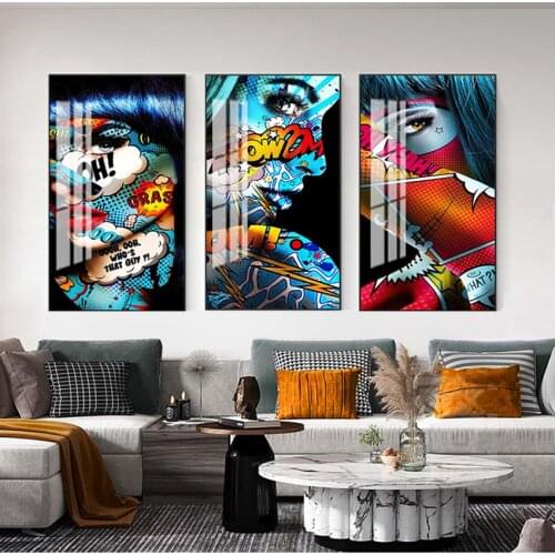 Room Canvas Painting Wall Art Picture Home Posters Graffiti Women Portrait Oil Painting Poster And Prints Wall Decor For Living