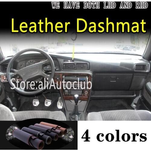 For toyota corona premio 1996 1997 1998 1999 2000 2001 Leather Dashmat Dashboard Cover Dash Mat Carpet custom Car Styling