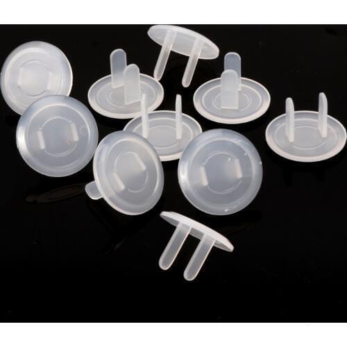 10pcs US Power Socket Cover Safety Outlet Plug Protective Cover Baby Kids Children Safety Protector Anti Electric Shock Plugs