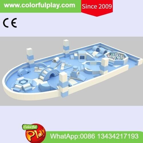 Toddlers soft play center playground with slide climbing ball pool foam PVC play area for school hotel amusement park