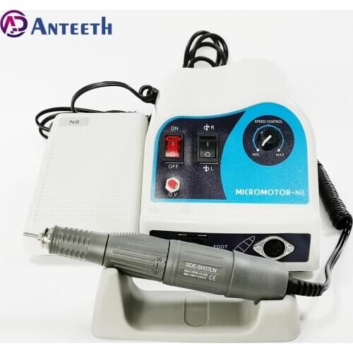 NEW Dental Lab Marathon N8 Electric Micromotor Polishing + 45K rpm Marathon Handle Variable Foot Control