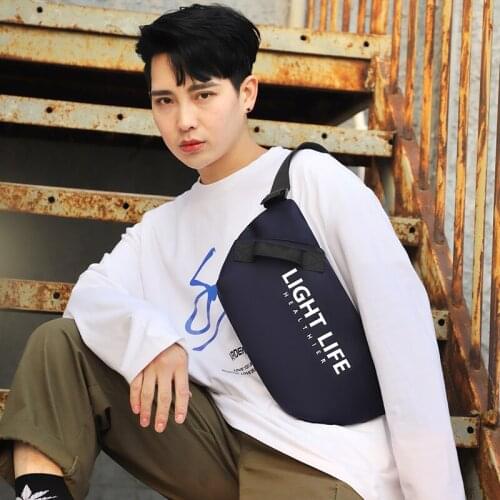 Waist Man Belt Pouch Banana Bag Bum Sports Fanny Pack Mens Fabric Anti-Theft Oxford Waterproof Shoulder Side Crossbody Bag