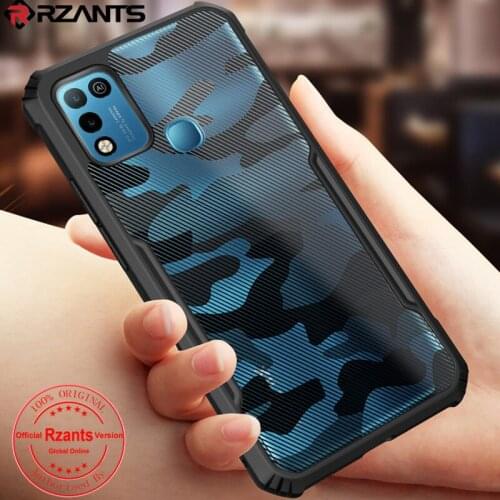 Rzants for Infinix Hot 10 Play case beetle camouflage Airbag pumper Shockproof Casing Transparent Phone Shell Funda Soft Cover