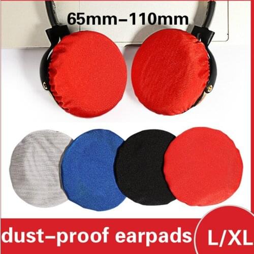 Stretchable Washable Ear Pad Covers Dust-proof Cushion 10cm 8cm General Earpads Dust Cover for Denon/Sony/Razer/Akg Headphone