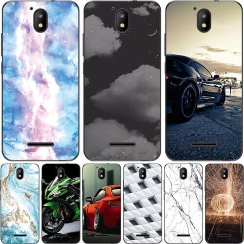 Phone Bags & Cases For BQ 5045L Wallet 2020 4.95 Inch Cover Soft Silicone Fashion Marble Inkjet Painted Shell Bag