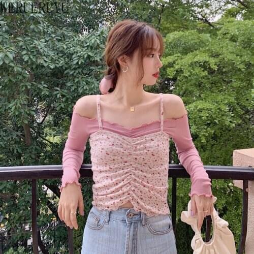 WERUERUYU Lace Sexy Skinny Women Cami Summer Backless Girl Camisole Tank Tops Floral Print Streetwear Women Crop Tops