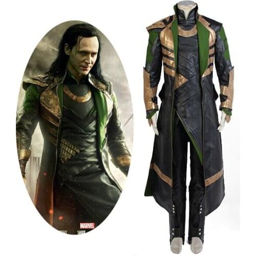 Thor The Dark World Loki Cosplay Costume Whole Sets Cosplay Costume Halloween Party