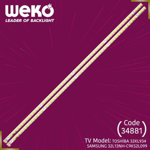 TV LED BAR- STS320A08_50LED_REV.6_100427 -36.2 CM- 50 LEDS TOTAL 2 PCS