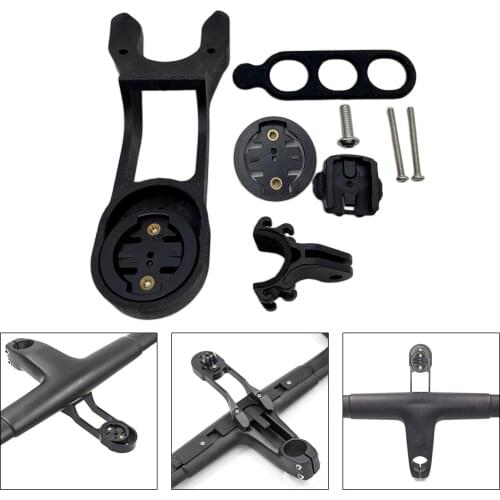 Bike Mount Out Front Bicycle Computer GPS Holder Cycling Handlebar Mount Extended Stem Extension Bracket for Garmin Edge Camera