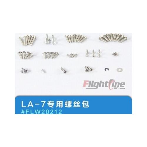 Screw sets for Freewing Flight Line La-7 rc plane model