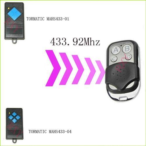 TORMATIC MAHS433-01 TORMATIC MAHS433-04 remote control 433.92mhz gate garage door TORMATIC 433mhz remote control