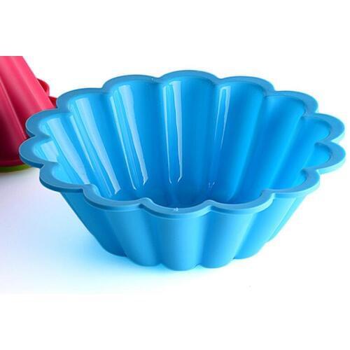 1PC 24cm Fondant Silicone Cake Molds Chrysanthemum Baking Bakeware Cookie Mould Pastry Cake Decorating Tool Random Color LB 604