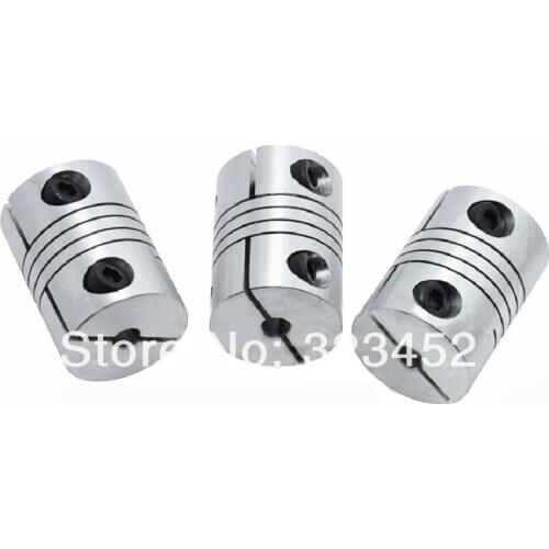 3pcs/lot Free shipping CNC Coupling Flexible 8x8mm D25xL30 Jaw Spider Plum Coupling Shaft Coupler