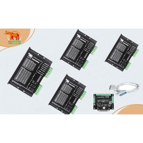 4 Axis Wantai Stepper Motor Driver DQ545MA for 4.5A/50V/128Microstep , Higher Perfromance, super quality www.wantmotor.com