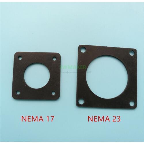 2pcs Anti Vibration rubber damper instead of cork NEMA 17/23 Stepper Motor Damper Isolator 2mm thickness for CNC 3D printer