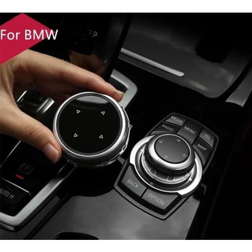 Car Multimedia Buttons Cover iDrive Stickers for BMW X1 X3 X5 X6 1 2 3 4 5 7 Series F30 F10 F15 F16 F34 F07 F01 E70 F25 F26 F48