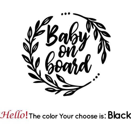 Car Stickers Baby on board Quote Stickers Ussr Funny Colorful Baby Frase Auto Automobile Decals PVC 21CM*22CM