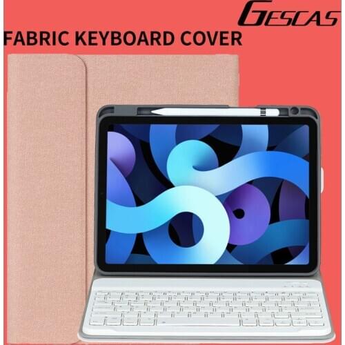 GESCAS Magic Keyboard Case For IOS Pad Pro Mini 7.9 9.7 10.2 Pro 11 PU Leather Magnetic Bluetooth Touchpad Keyboard Cases