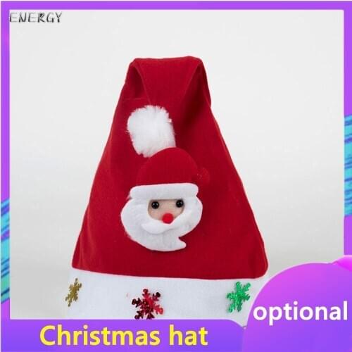 Children 's Christmas Deer Hat Christmas Costume Red Christmas Hat Santa Claus Hat Christmas Tree Christmas Decoration