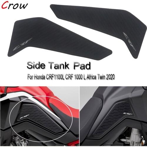 For Honda CRF1100L CRF 1000 L Africa Twin 2020 NEW Motorcycle Non-Slip Side Fuel Tank Stickers Waterproof Pad Rubber Sticker