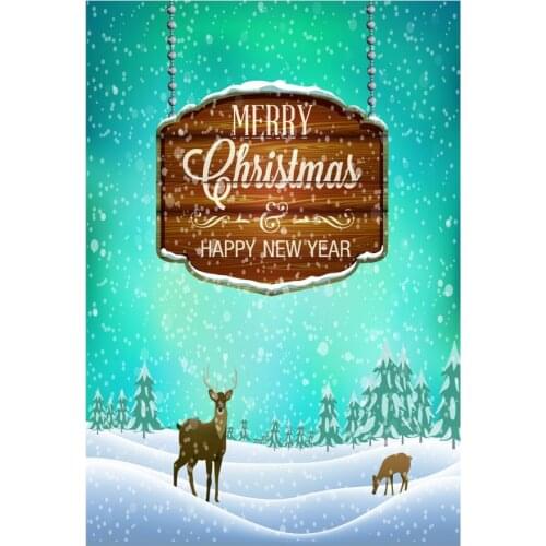 Two Sika Deer In The Snow Decorative Outdoor And Indoor Flags 100% Polyester Custom Personalized Garden Flags Banner Home Flags