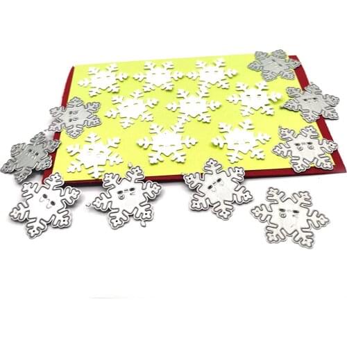 Julyarts Snowflake Frame Scrapbook Album Cutting Dies Christmas For Scrapbooking DIY Album Cards Making