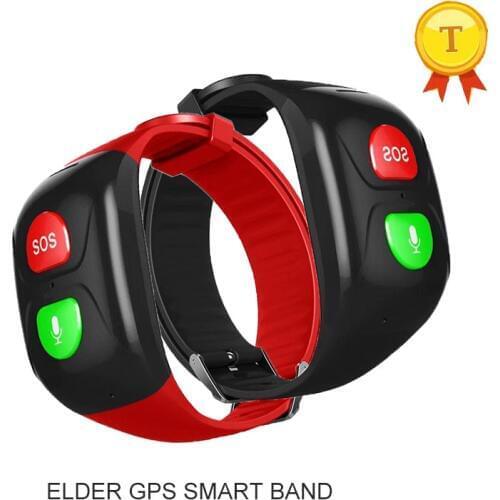 SOS button senior heart rate blood pressure gps watch bracelet emergency sos elderly Two Way Speaking GPS Watch Locator Elder