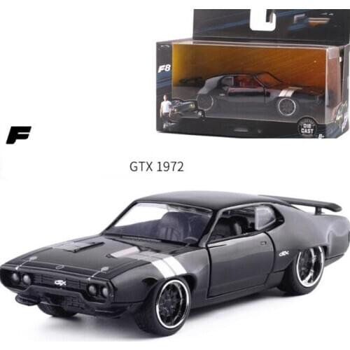 1:32 Scale 13CM 1972 DOMS GTX Fast Racing Diecast Alloy Car Model Matel Vehicles Toy F Children Collection Gifts Show Souvenirs