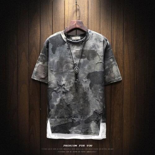 MDNSUPSTAR Mens Camouflage T-Shirts
