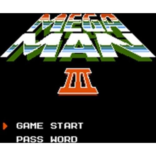 MEGAMAN 3 60 Pins English Version Game Cartridge for 8 Bit 60pin Game Console