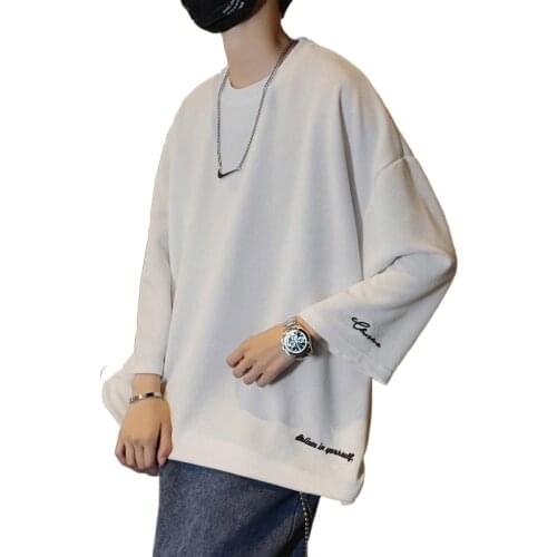 Sleeve t-shirt mens Korean fashion 7 / 4 sleeve Hong Kong fashion brand half sleeve ins super hot top student 5 / 3 summer