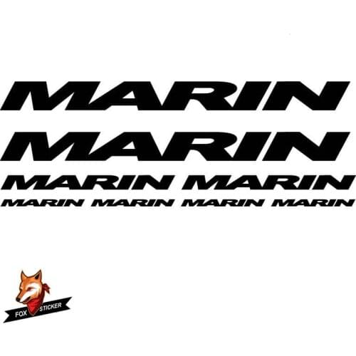 Bicycle Frame Stickers Road Bike Mountain Bike MTB Track Bike TT Bike Cycle Decal Reflective Stickers for MARIN Stickers