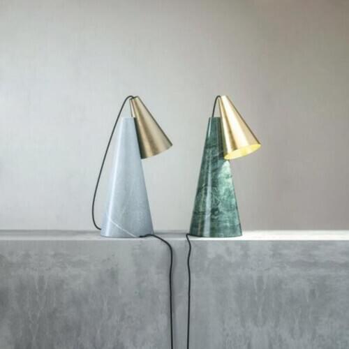 Green gray marble study the desk lamp of bedroom the head of a bed bronze sitting room floor lamp that shield an eye