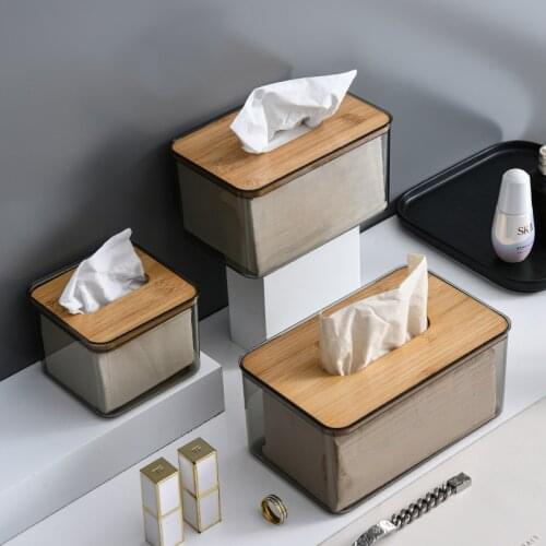 Nordic Minimalist Creative Tissue Box Household Living Room Pumping Box Tissue Paper Restaurant Napkin Storage Box For Home
