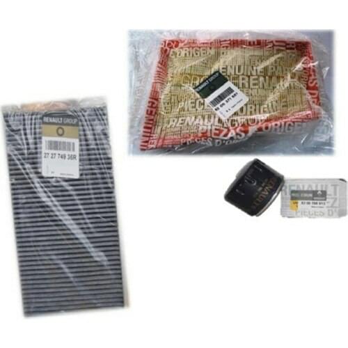 Original Renault Mais Fluence 1.5 Dci 3'Lü Filter Set 2010-2016