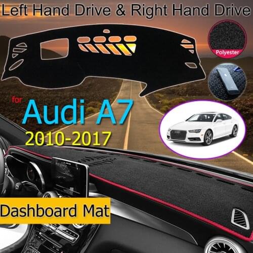 For Audi A7 2010~2017 4G8 Anti-Slip Mat Dashboard Cover Pad Shade Dashmat Carpet Accessories S-line S7 RS7