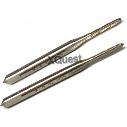 XQuest Hand tap M2.2 M2.3 M2.5 M2.6 X 0.45 Fine Thread Straight Flute taps M1 M1.1 M1.2 X0.25 M1.4X0.3 M1.6 M1.7 M1.8 X0.35