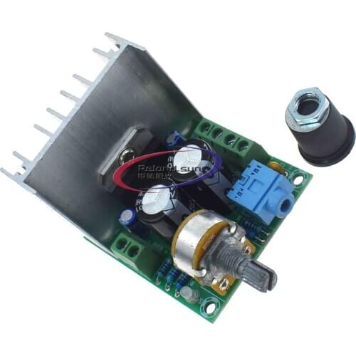 TDA7297 XH-M147 dual channel finished power amplifier board 15W*2 new improvement program AC/DC12V